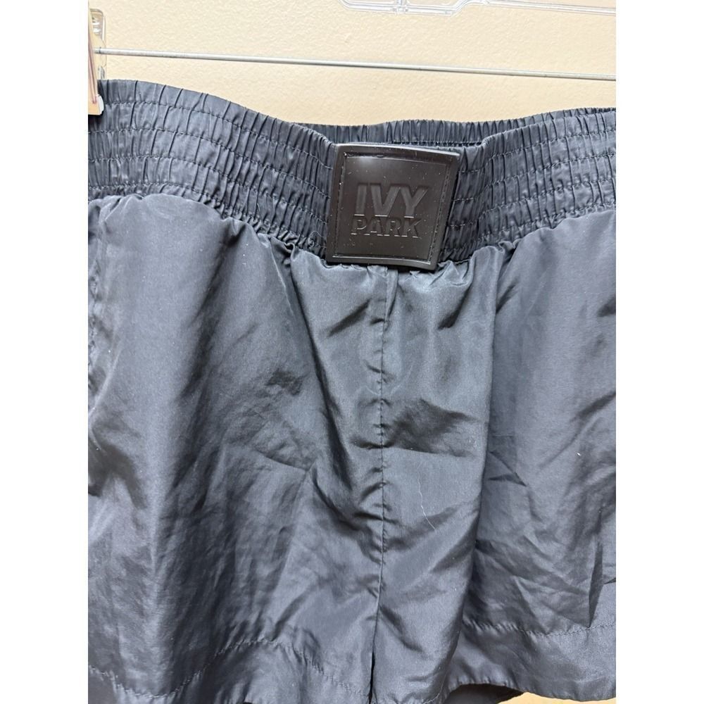 IVY PARK Black Side Mesh Panel. High Waisted Active Lounge Shorts.Sz S - Picture 9 of 12